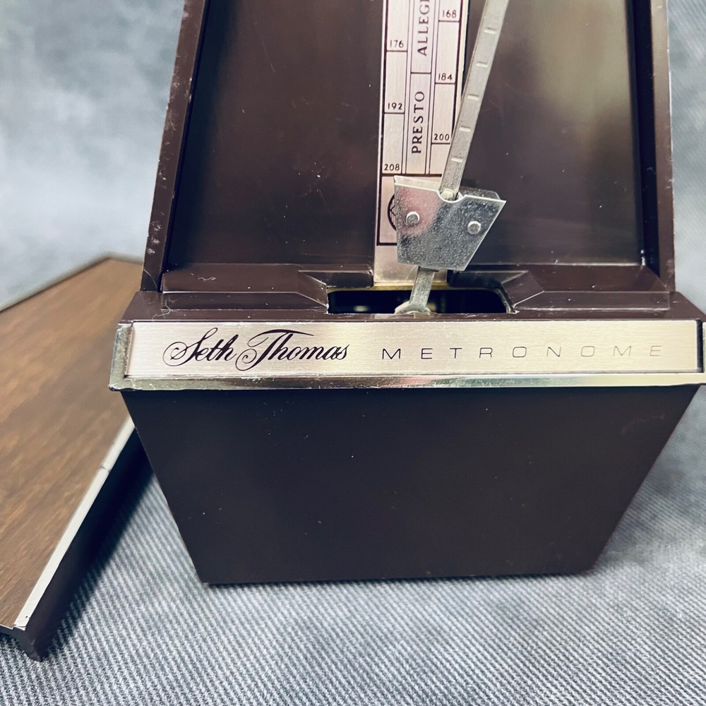 VTG Seth Thomas Conductor Metronome De Maelzel E500-000 Wind Up