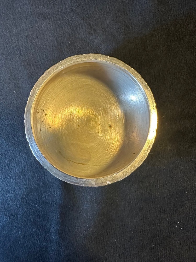 Antique Two Piece Silver Plate Teabag Strainer