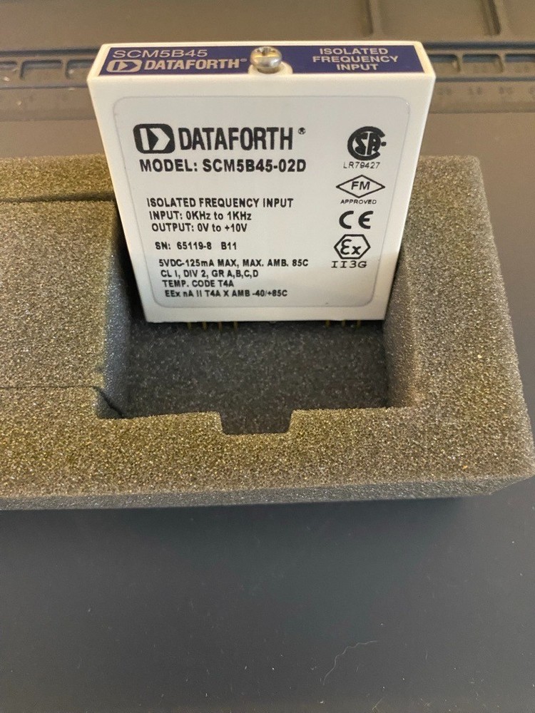 DATAFORTH SCM5B45-02D Input: 0-1kHz Output: 0-+10V Fully Functional