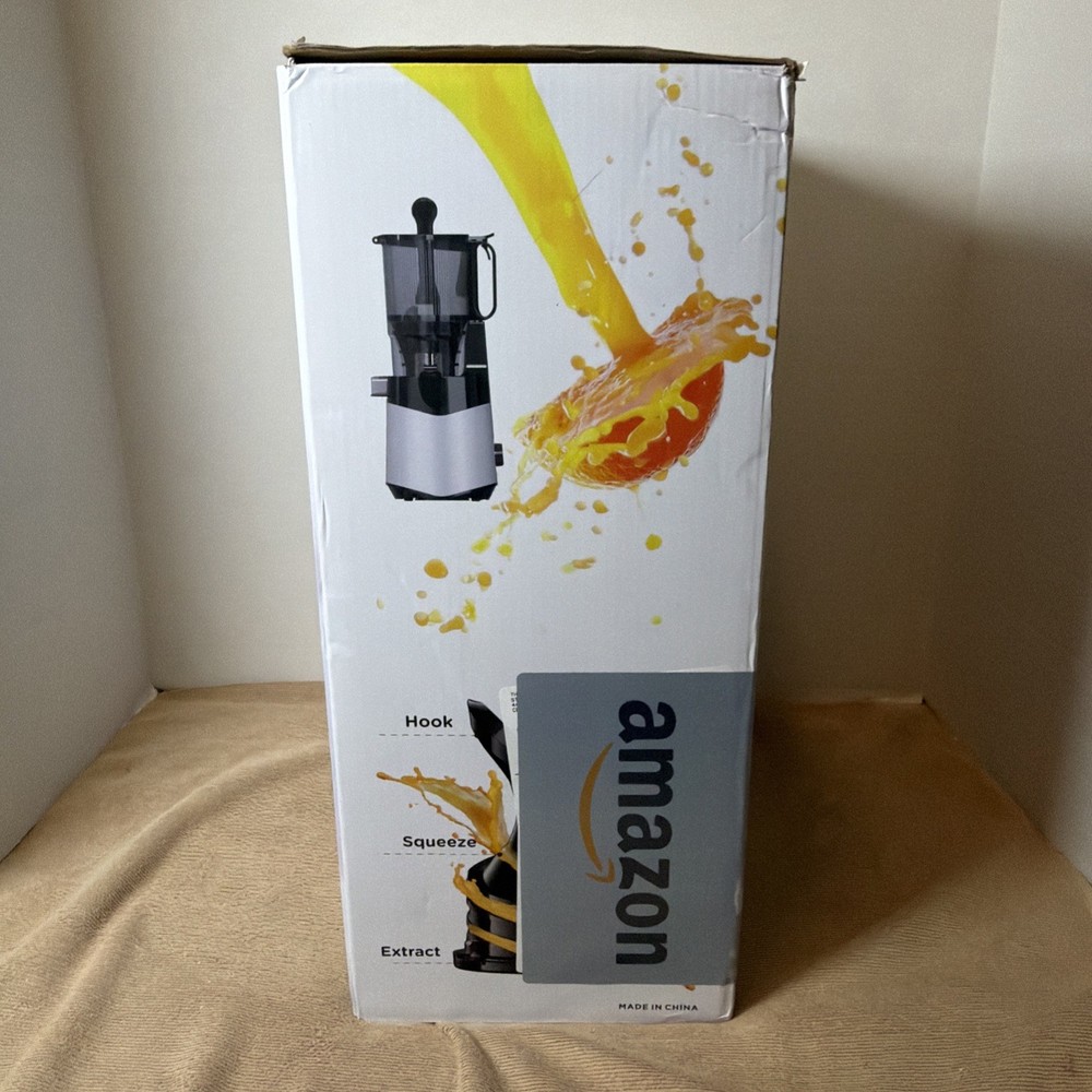 Slow Feeding Hopper Slow Juicer, Open Box, Works