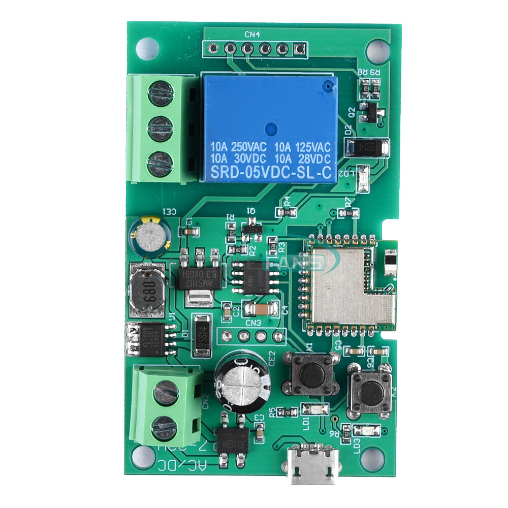 WiFi Wireless Smart Switch Home Relay Module Self-locking 5V-12V