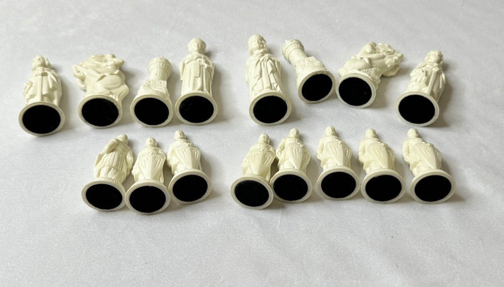VTG ES LOWE ANRI Renaissance Complete White Side Chess Set Replacement Pieces