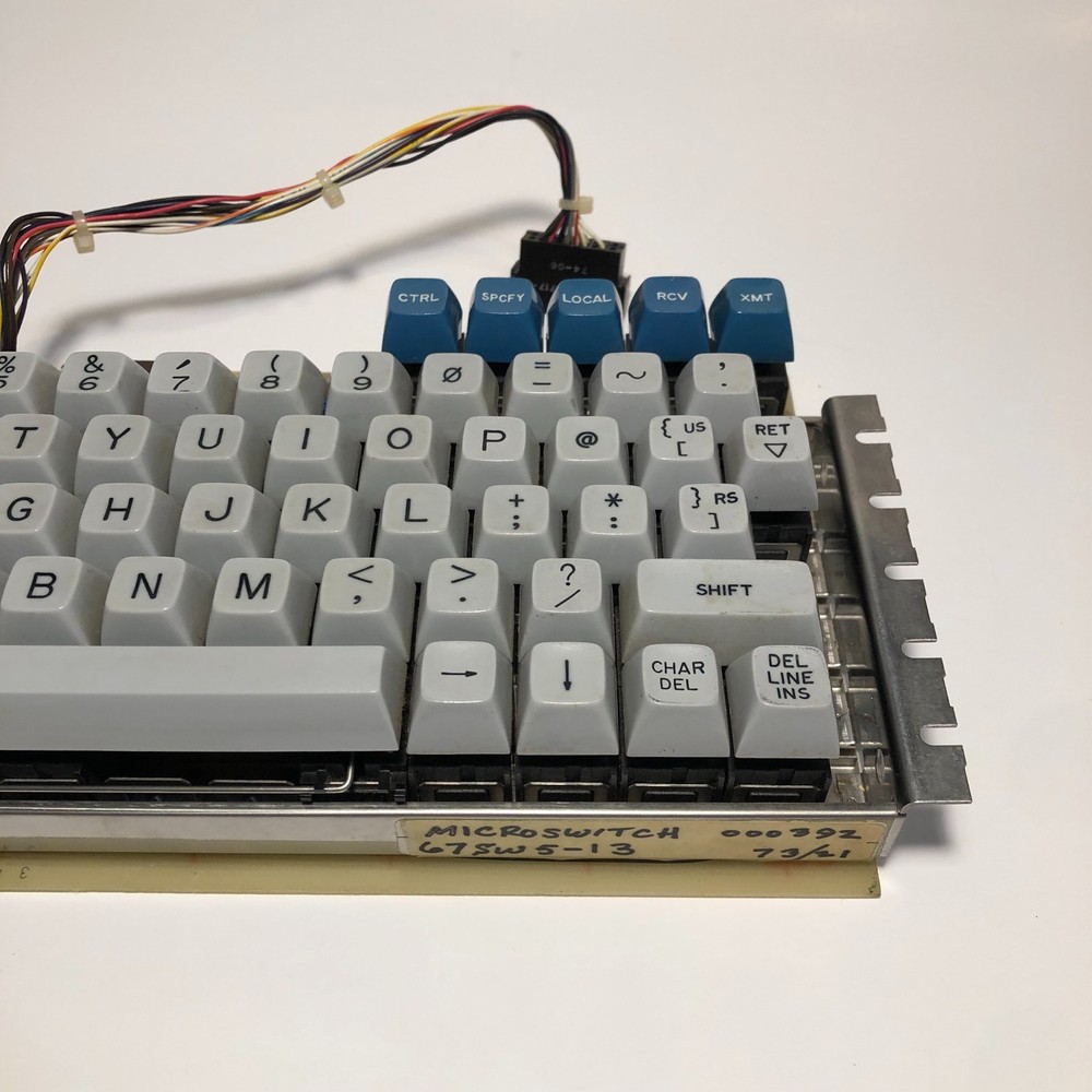 Vintage Micro Switch Keyboard Model SW-10968 (Untested)