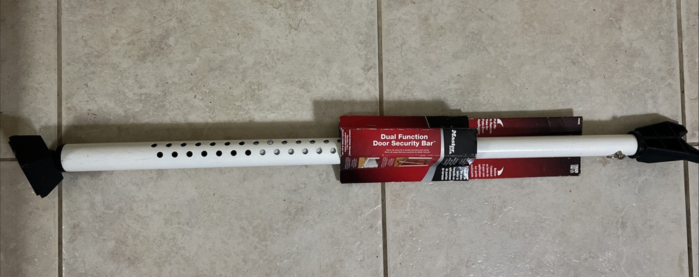 265D Master Lock Adjustable Dual Function Door Security Bar Sliding or Hinged