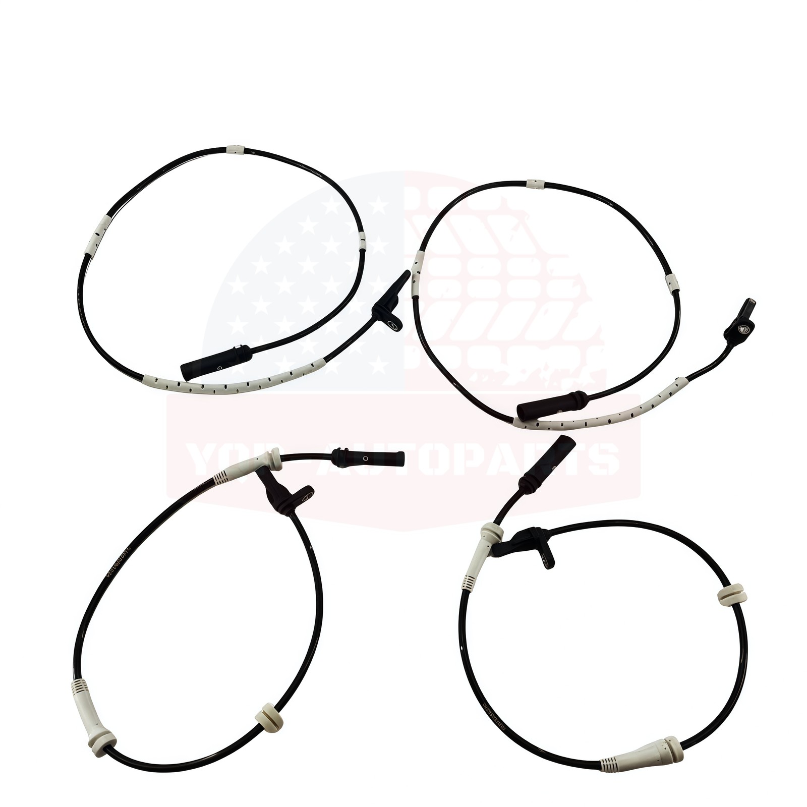 OEM 4Pcs ABS Wheel Speed Sensor Front Rear LH / RH For BMW F30 F32 F80 328i M3