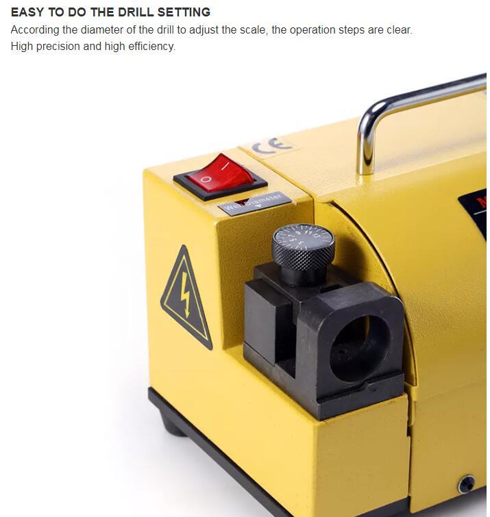 Drill Bit Sharpener Portable Angle Grinder 3-13mm Electric Grinding Machine