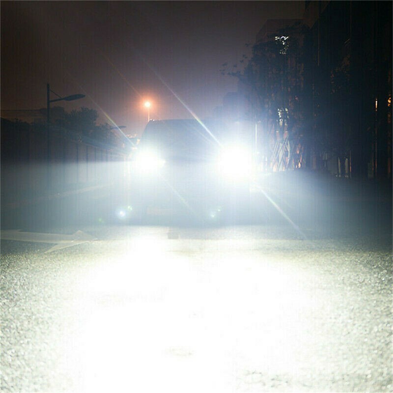 2PC 9006 LED Headlight Bulbs Conversion Kit Low Beam 6000K Super White Light