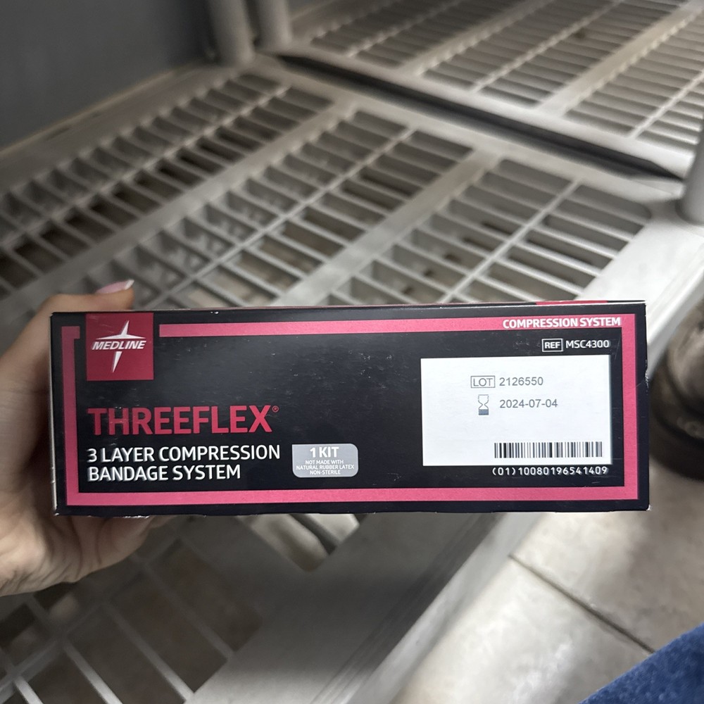 Medline ThreeFlex 3-Layer Compression Bandage System