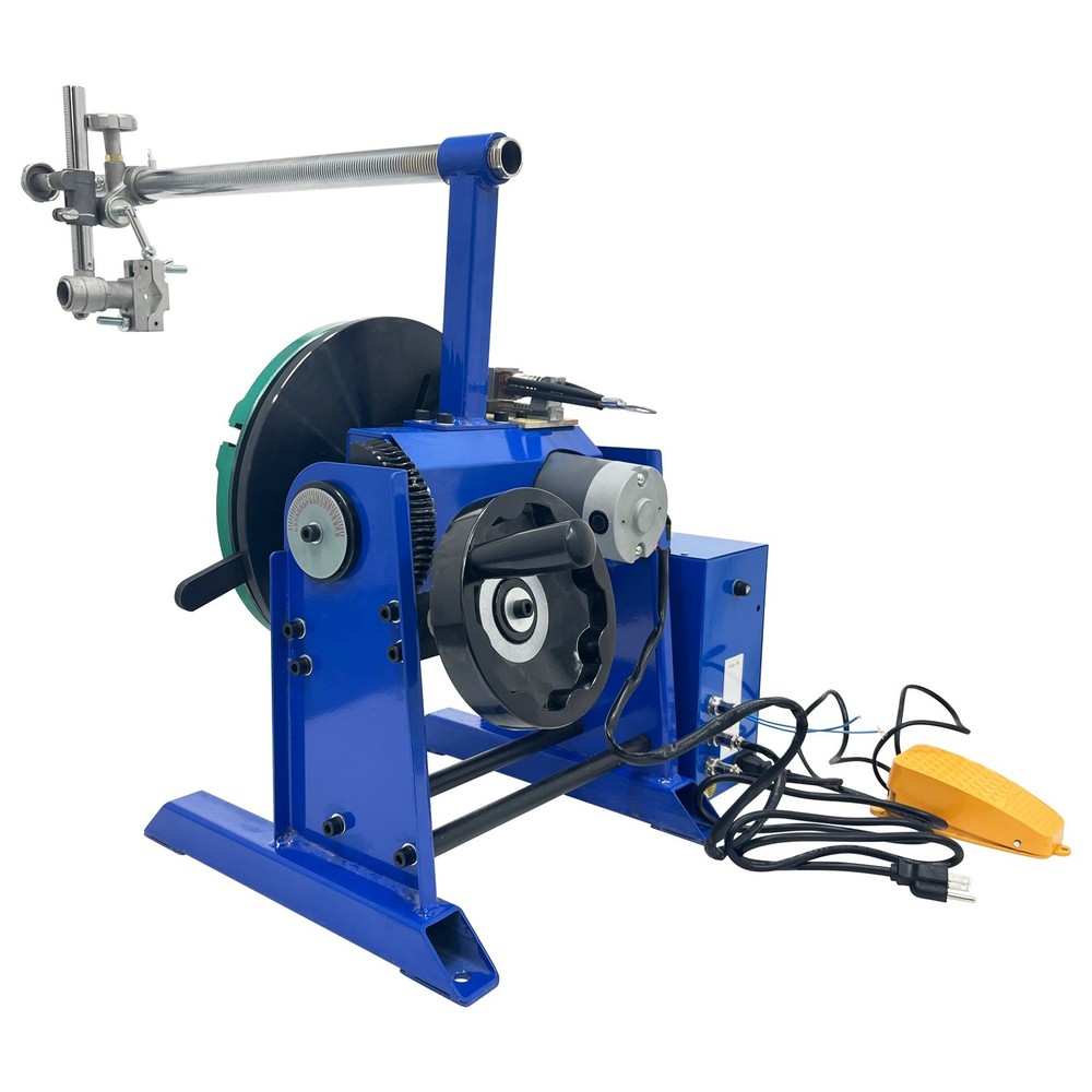 Welding Positioner Drill Chuck + Bracket 90 Degree Girth Welding Rotatuing Table