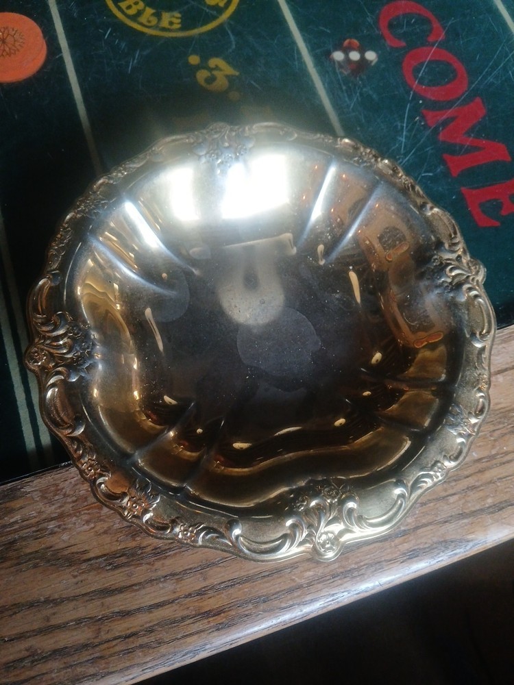 International Silver Company Dish Tray Silverplate 7.5" Trinket Candy