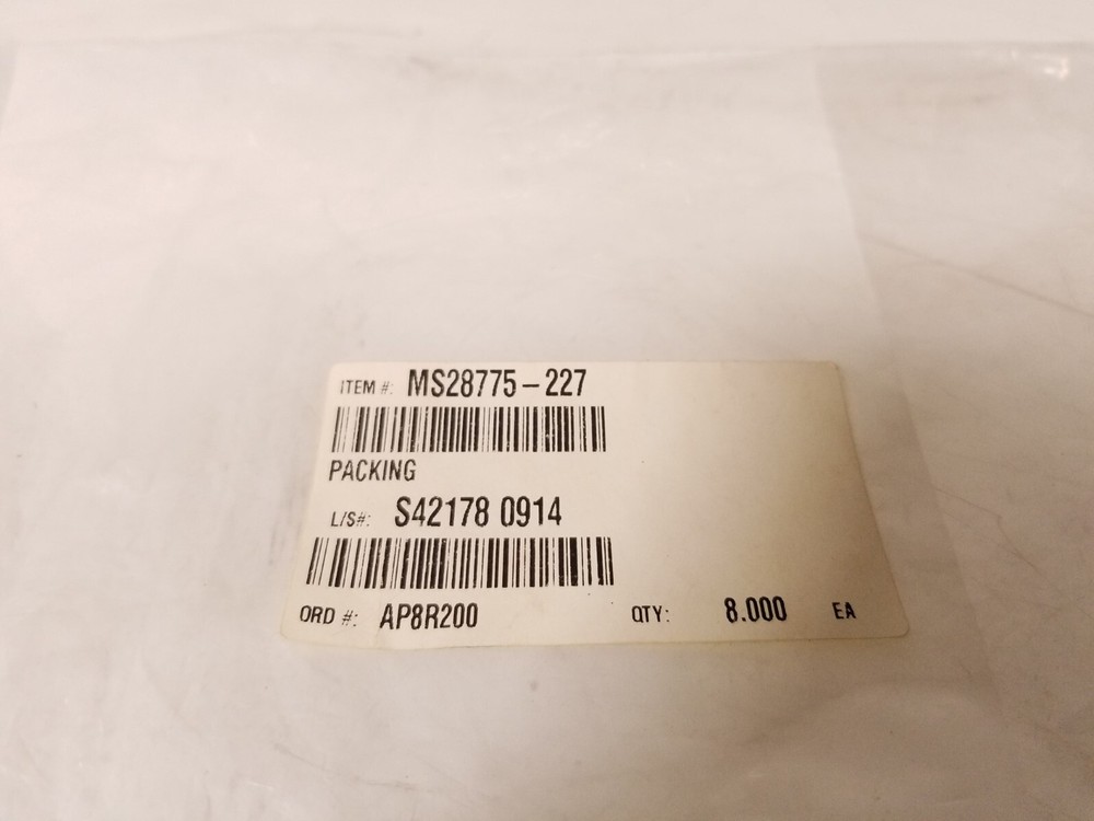 MS28775-227 Packing Free Shipping