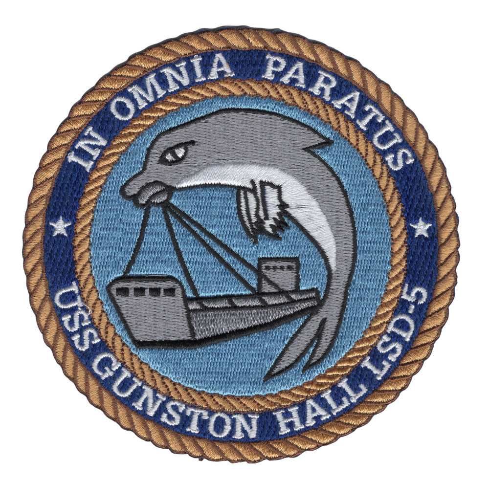 USS Gunston Hall LSD-5 Patch Version B