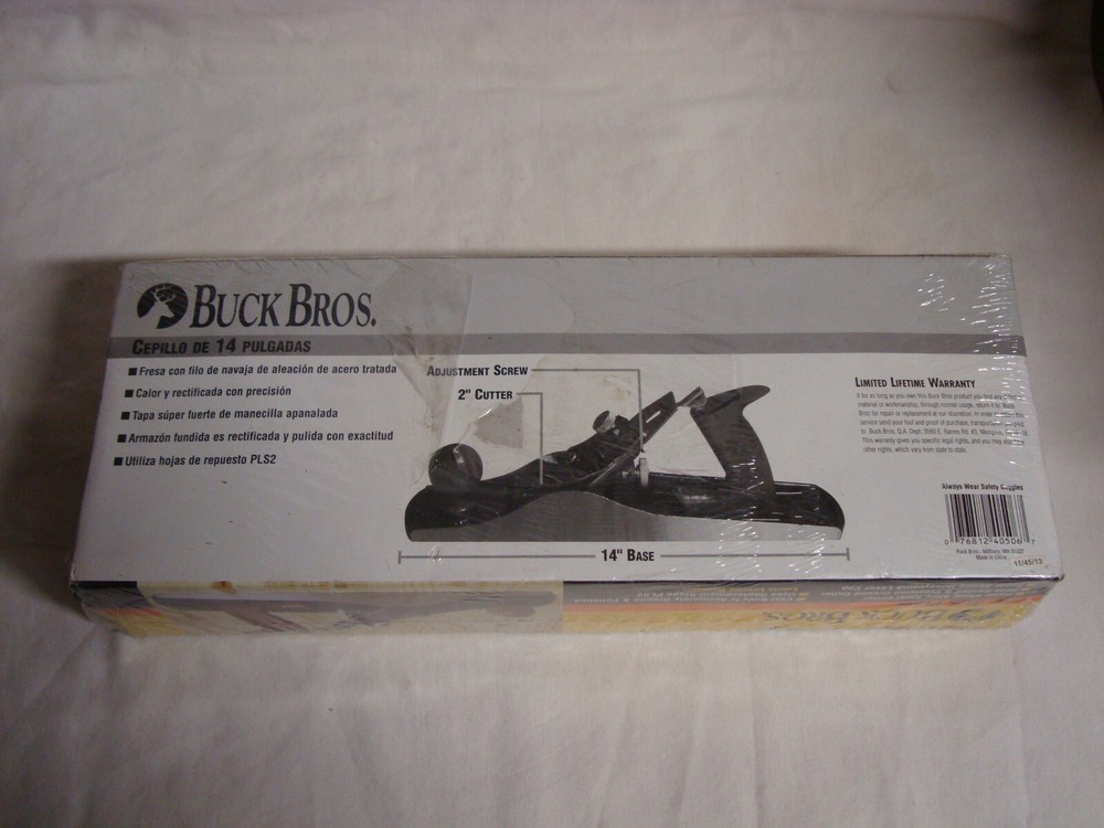 BUCK BROS. 14" JACK PLANE