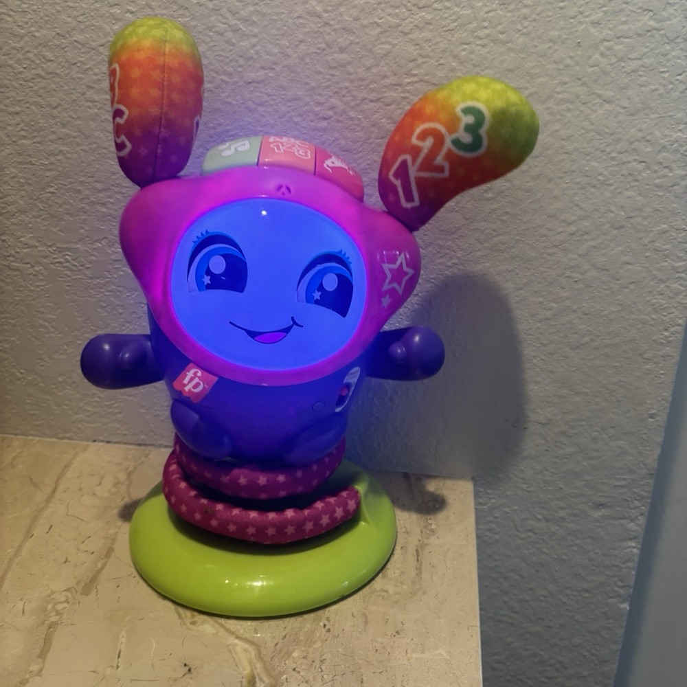 Fisher-Price DJ Bouncin Beats Interactive Musical Learning Toy Lights Bouncing