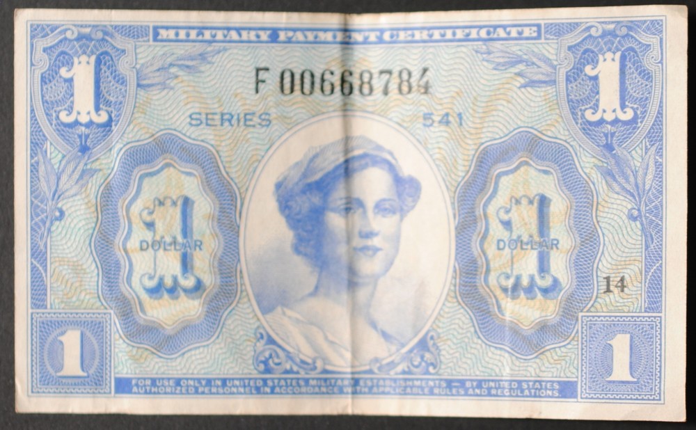 US M40 $1 VF++ Second Printing Replacement