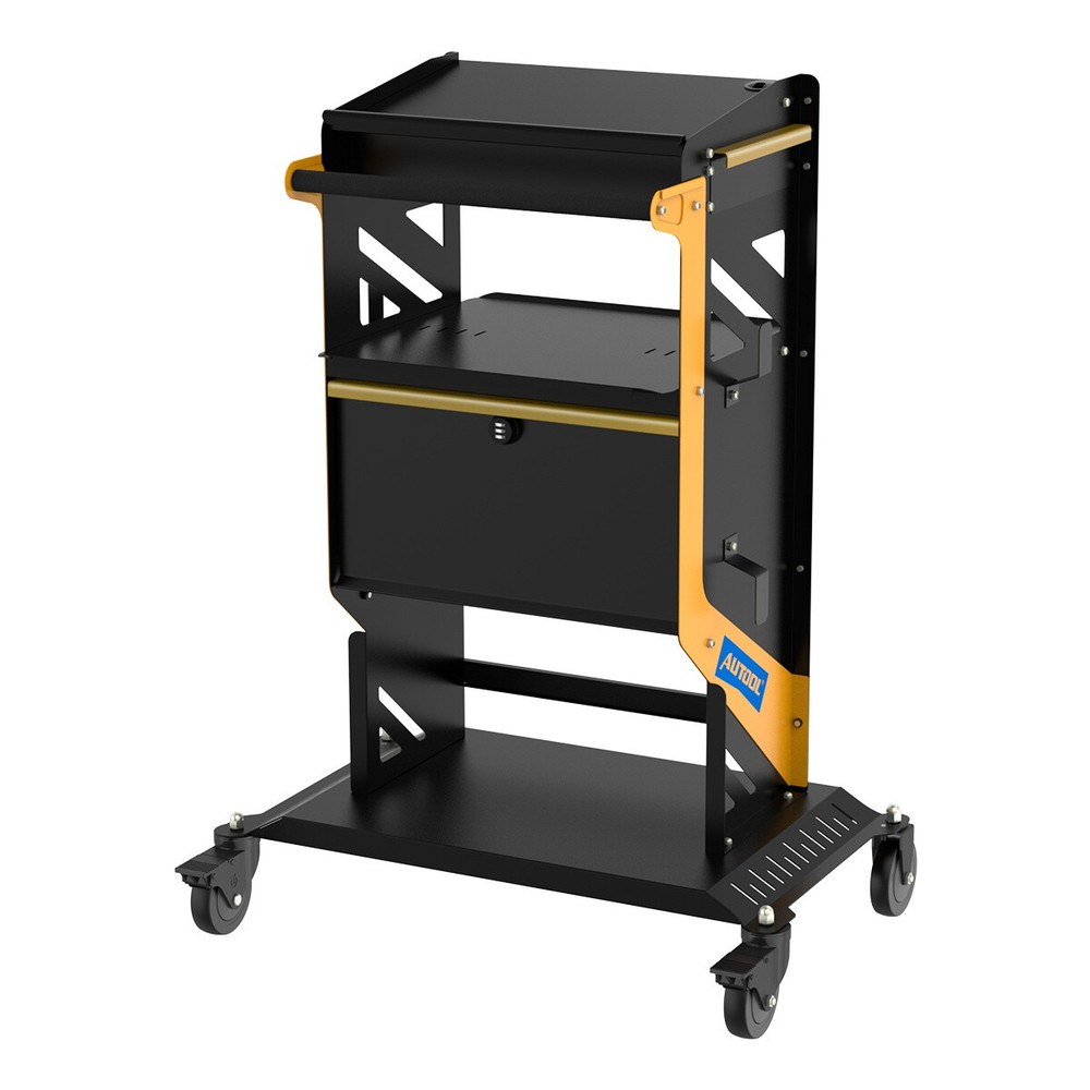 Tool Trolley Workshop Cart Heavy Duty Garage Roller Cabinet DIY with Code Lock