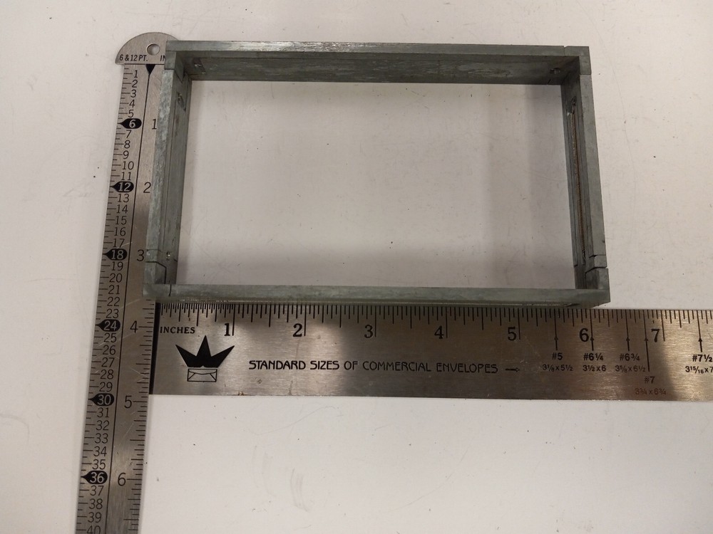Letterpress Quick-Eze / Quick-S Hand Set Type Binders - Securing System 6x3 5/8