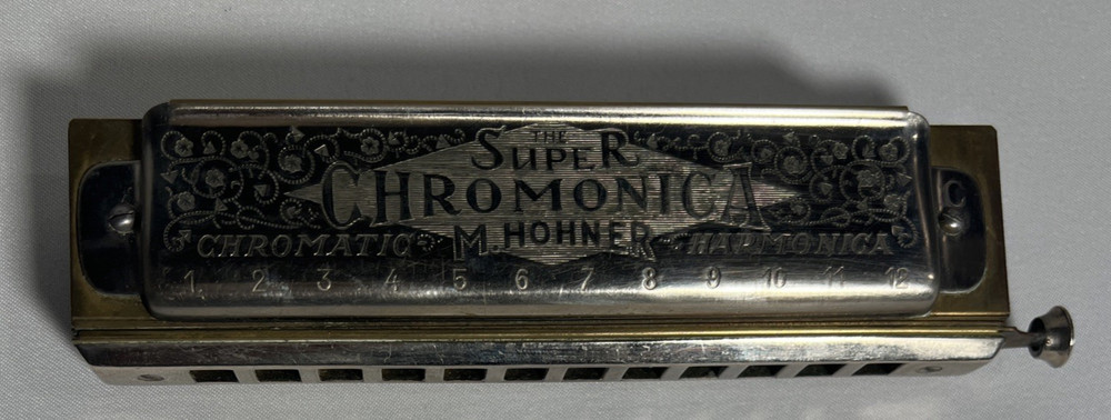 M. Hohner The Super Chromatica "C" w/Red Case