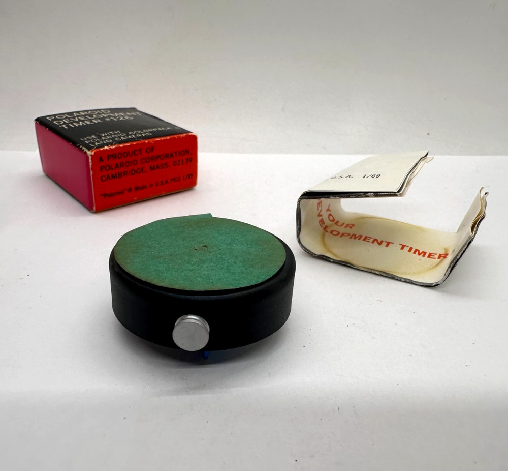 VTG Polaroid Model 126 Development Timer with Original Box & Instructions - NOS
