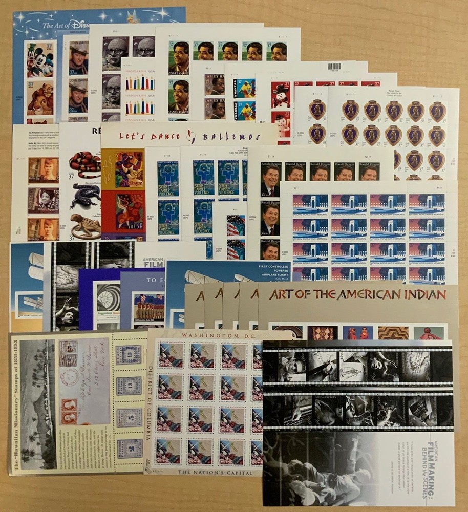 37¢ Discount Postage Lot In Sheets - Face Value $182.04 * Stuart Katz
