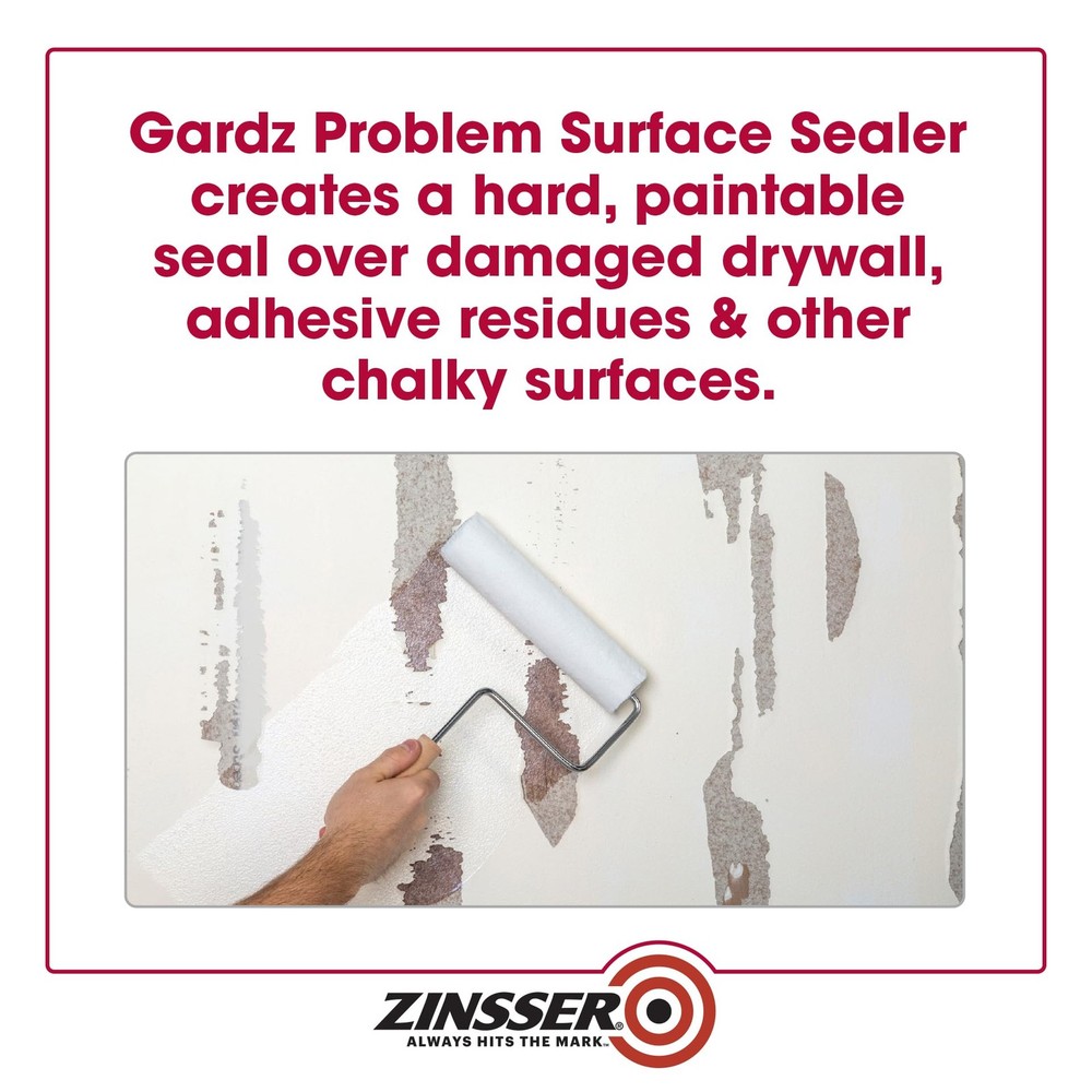 qt 02304 Clear , Gardz Water-Based Problem Surface Sealer