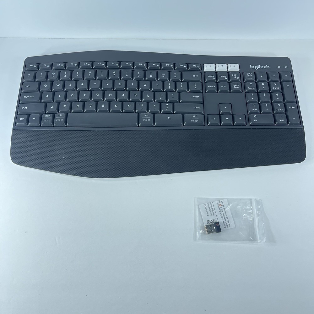 Logitech MK850 Performance Wireless Keyboard Bluetooth w/Unifying Dongle Works!
