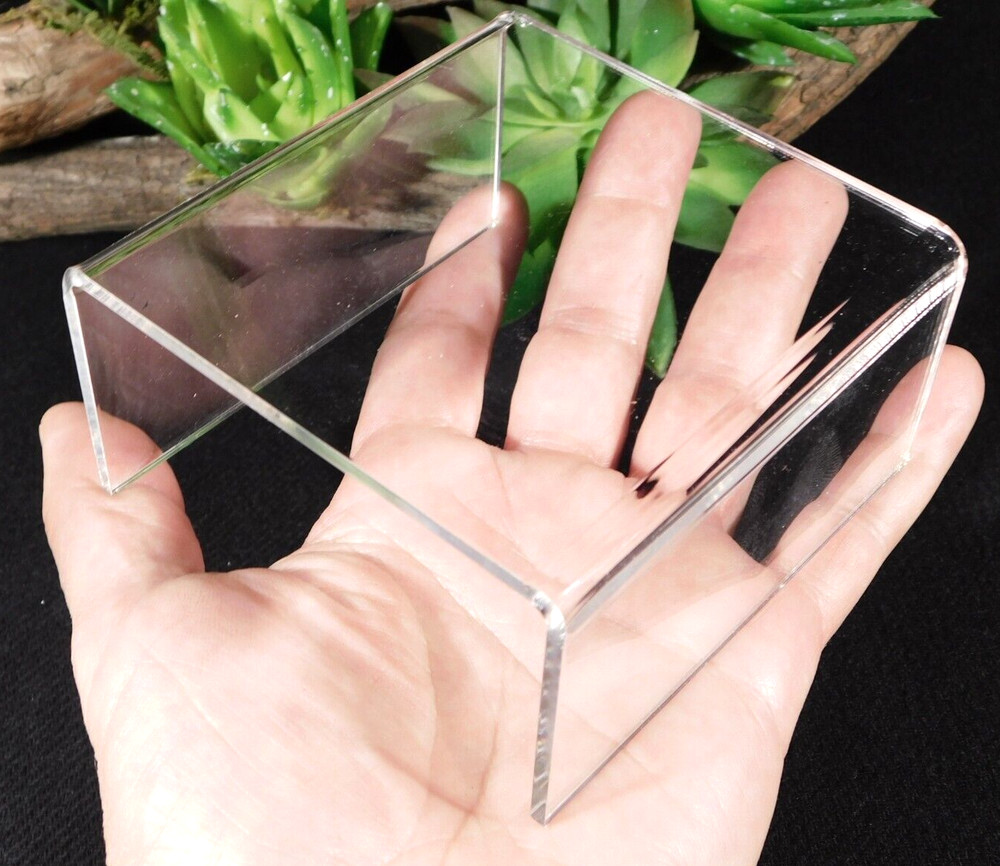 Display Stand Riser Type Clear Lucite Medium Size Short