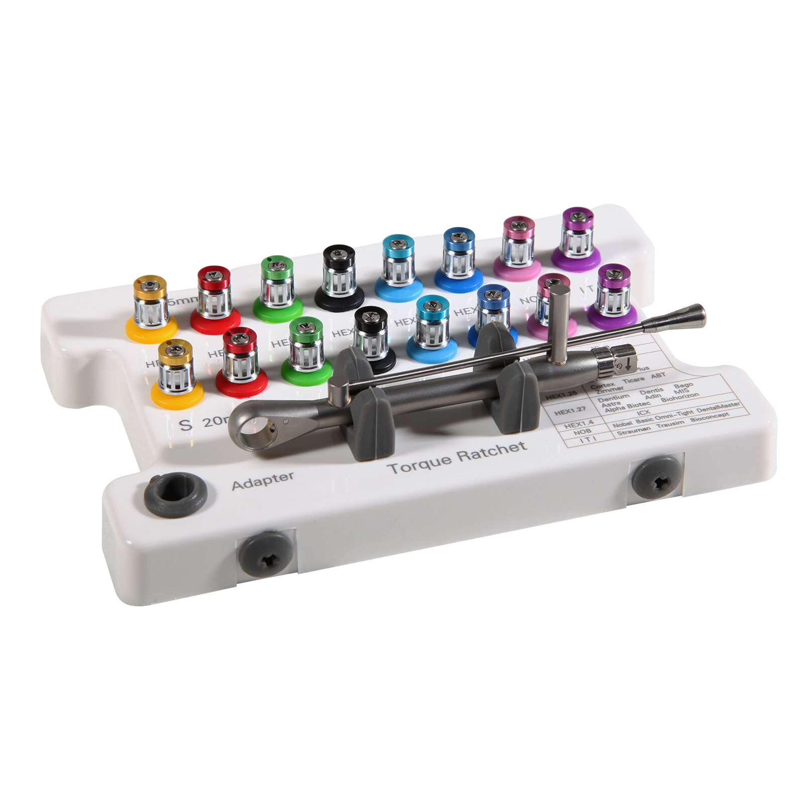 Dental Universal Implant Prosthetic Kit Torque Wrench Screw Drivers Remover st