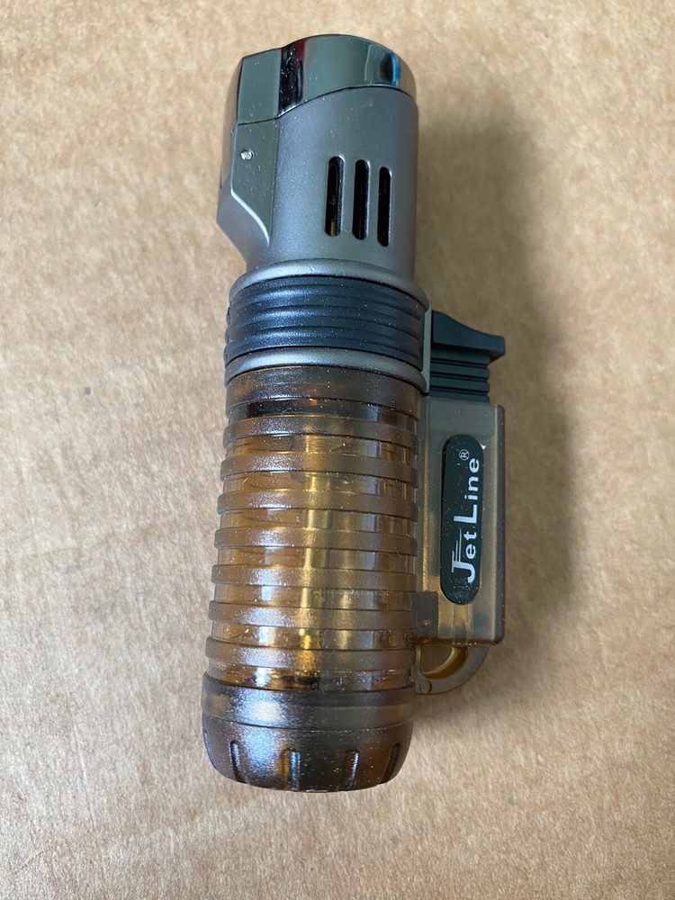 Jetline Pocket Torch Mega Jet Single Flame - Orange - New