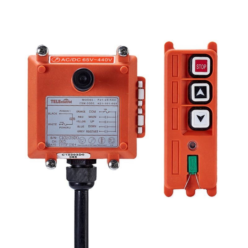 Up-down 4points Wireless Remote Controller Crane Hoist 100-Meter Range IP65 CE