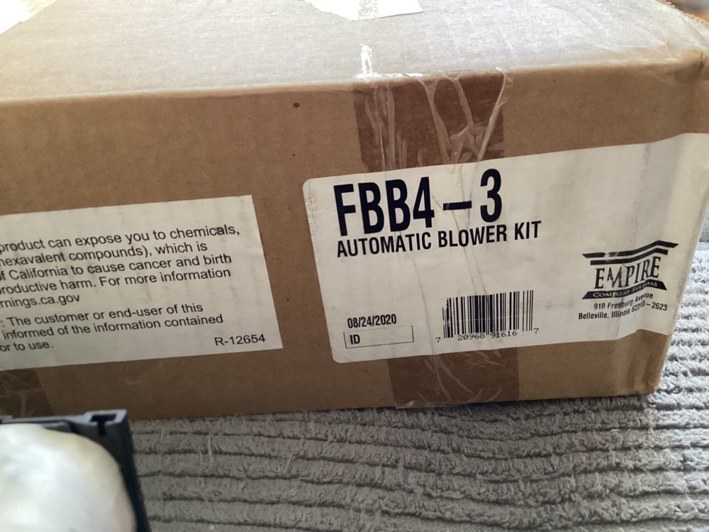 Empire FBB4-3 Variable Speed Blower Kit , Temperature Sensor & Wire Extension