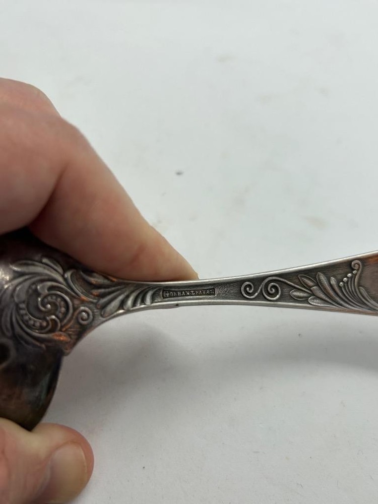 Gorgeous Antique Gorham SilverPlate Punch Spoon Serving Sterling (A2026A)