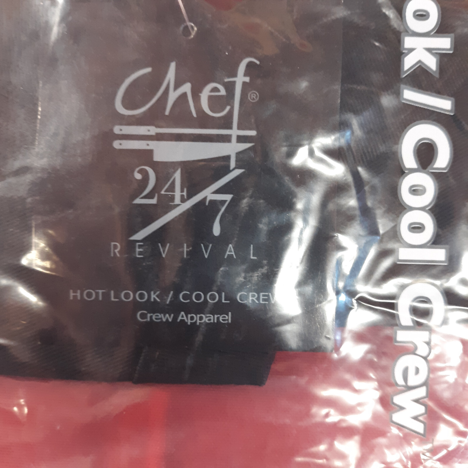 CHEF REVIVAL EURO JACKET BLACK (J070BK-XS) 3/4 SLEEVE WITH HIDDEN SNAP