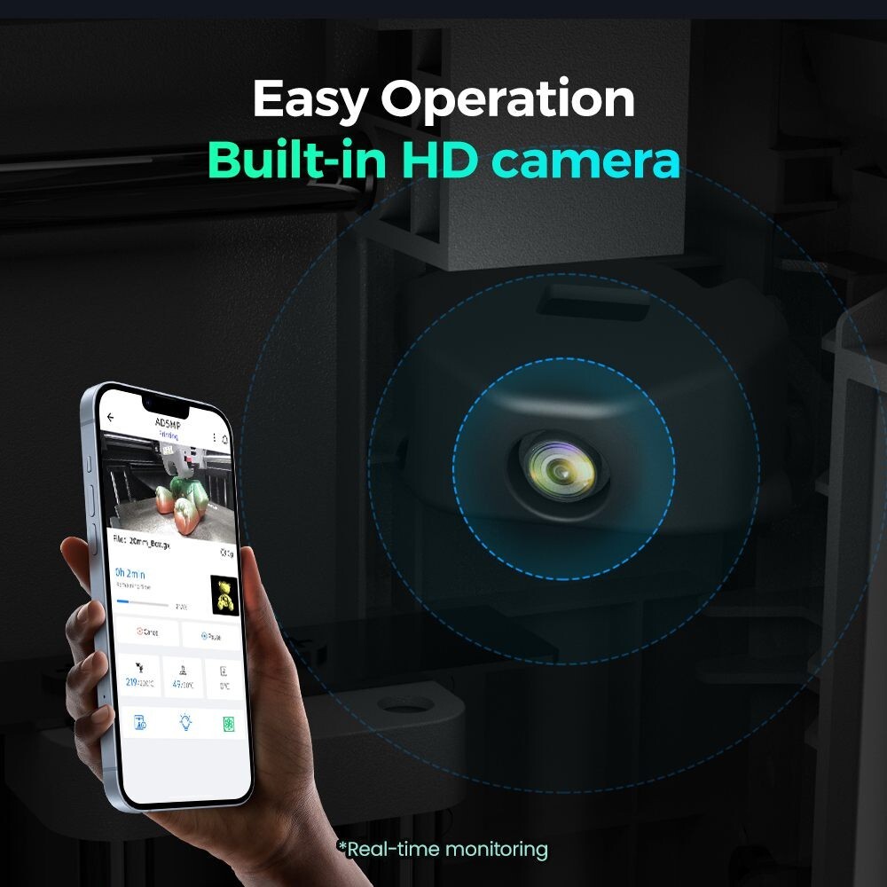 FLASHFORGE 3D Printer Adventurer 5M Pro Fully Enclosed Camera 600mm/s High Speed