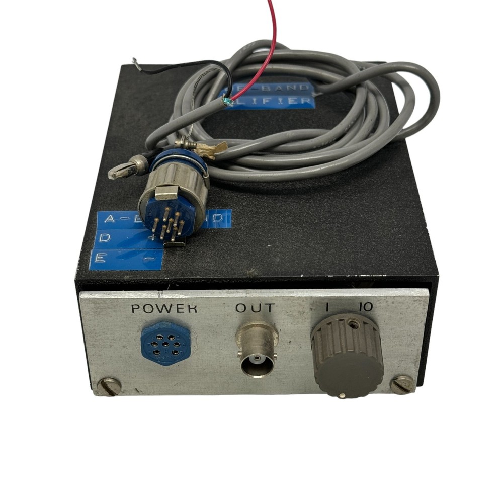 Vintage Wideband Amplifier Module with Cable Connector