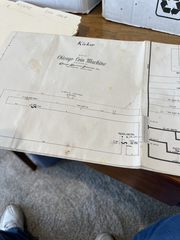 Kicker Pinball Schematic
