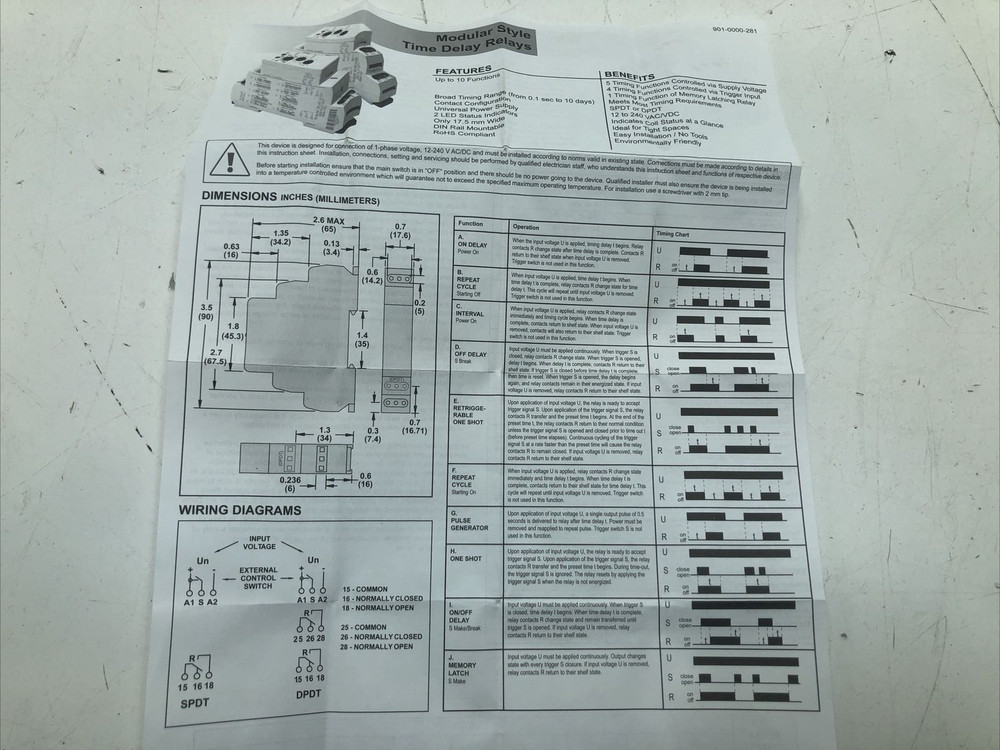 Dayton 31EE12 Multi-Functional Timer