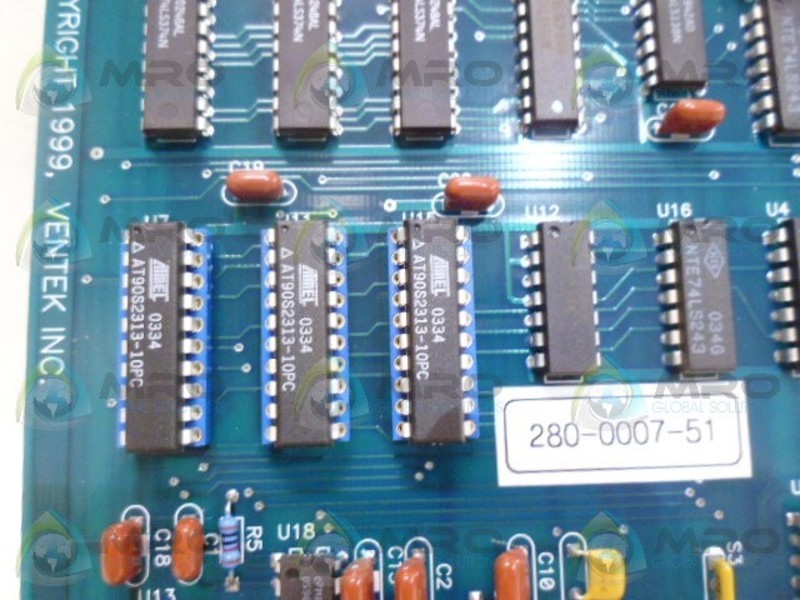 VENTEK 280-0007-51 TRIPLE ENCODER DECODER UNMP