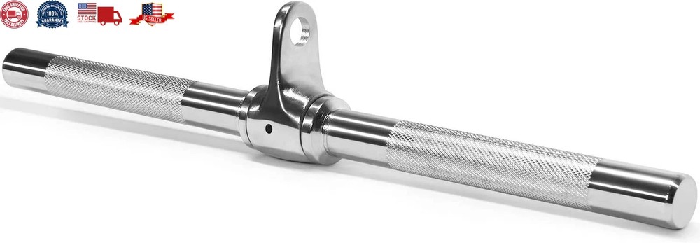 LAT Pull down Cable Machine Attachment Tricep Straight Bar up to 880 lbs