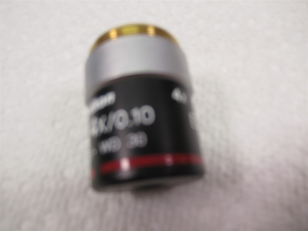 Nikon Eclipse E Plan 4x Microscope Objective Lens WD 30