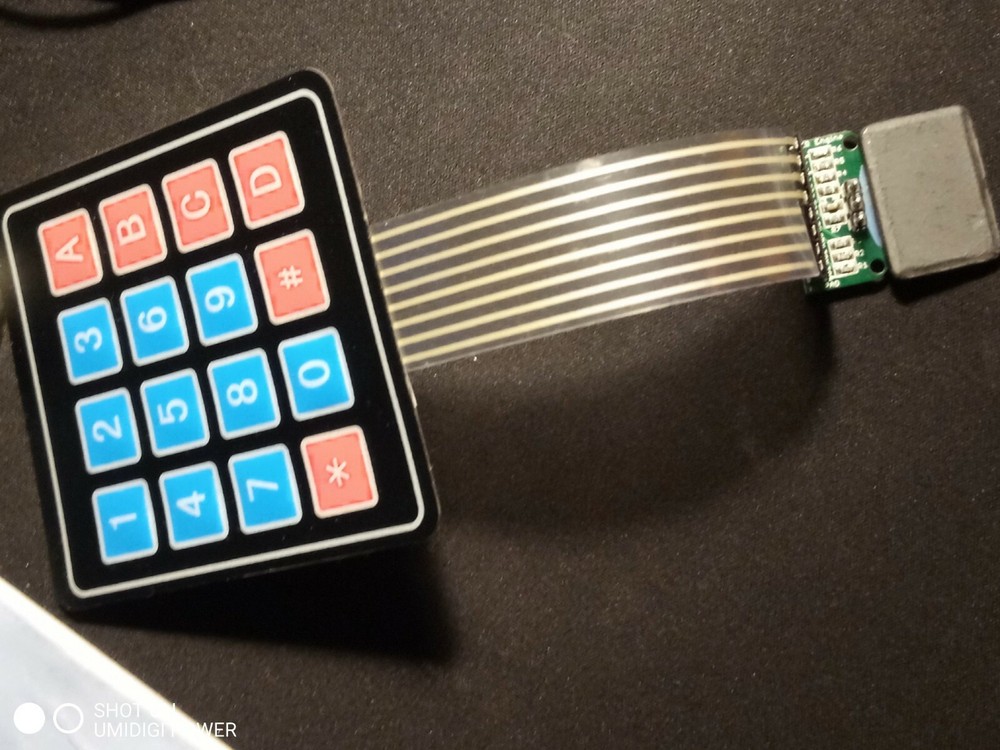 Analog OneKeyPad Interface for 4x4 Matrix Keyboard