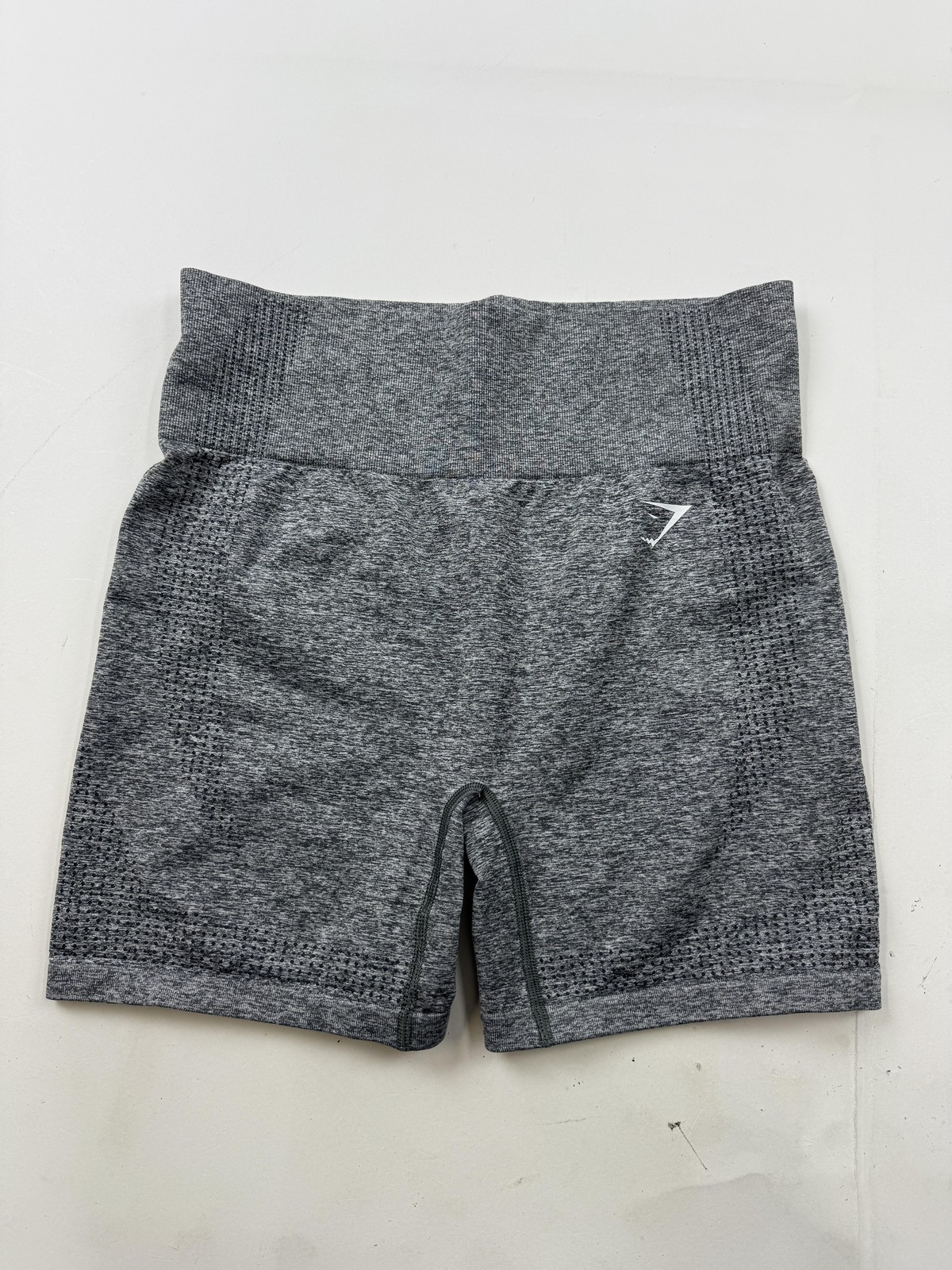 Gymshark Shorts Womens Large Gray High Waist Biker 4in Inseam Compression Gym