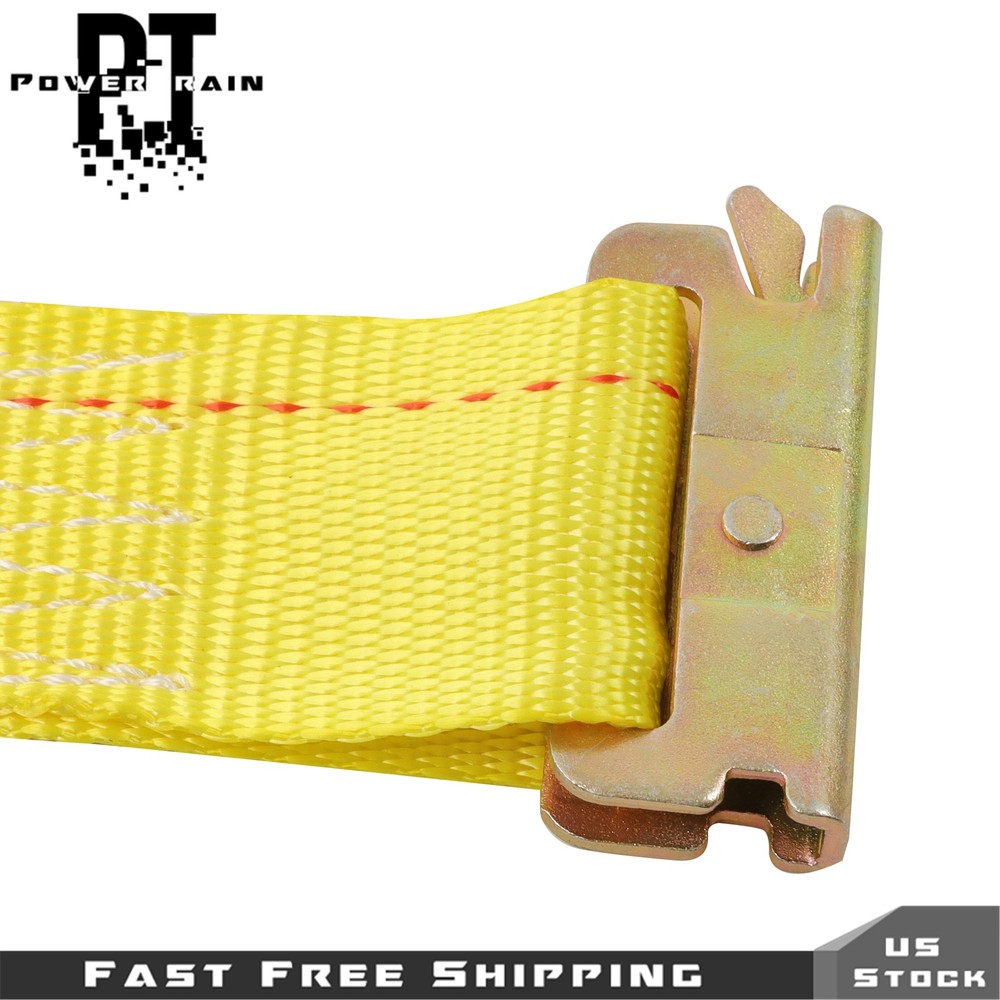 12PCS E Track Tie-Down Rail Kit Trucks Vans Garages Trailer Tie Down System