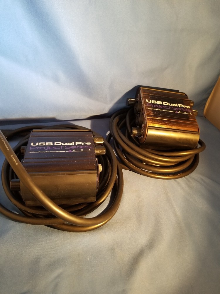 ART Project Series USB Dual Pre - 2-Channel Preamplifier PC Interface