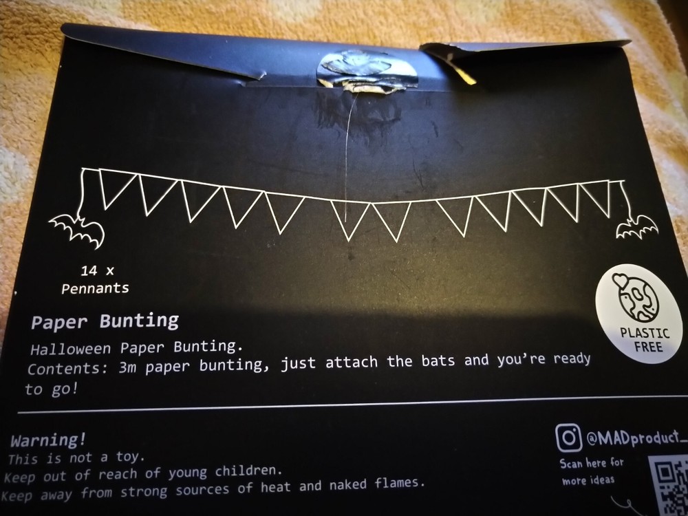 Halloween Paper Bunting 3m