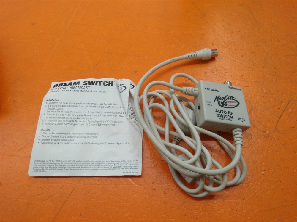 ⭐️⭐️⭐️⭐️⭐️ Dream Switch Auto RF Switch Sega Dreamcast
