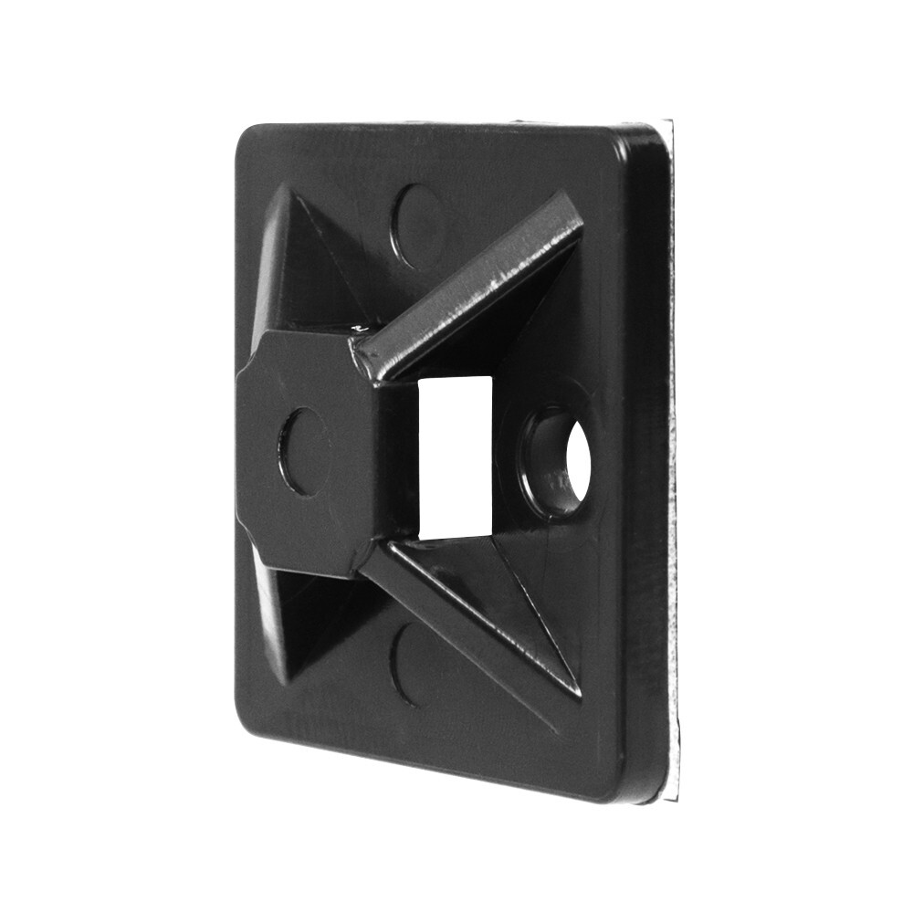 SKY321148B Skywalker Mounting Base for Cable Runs (Black, 100 Pack)