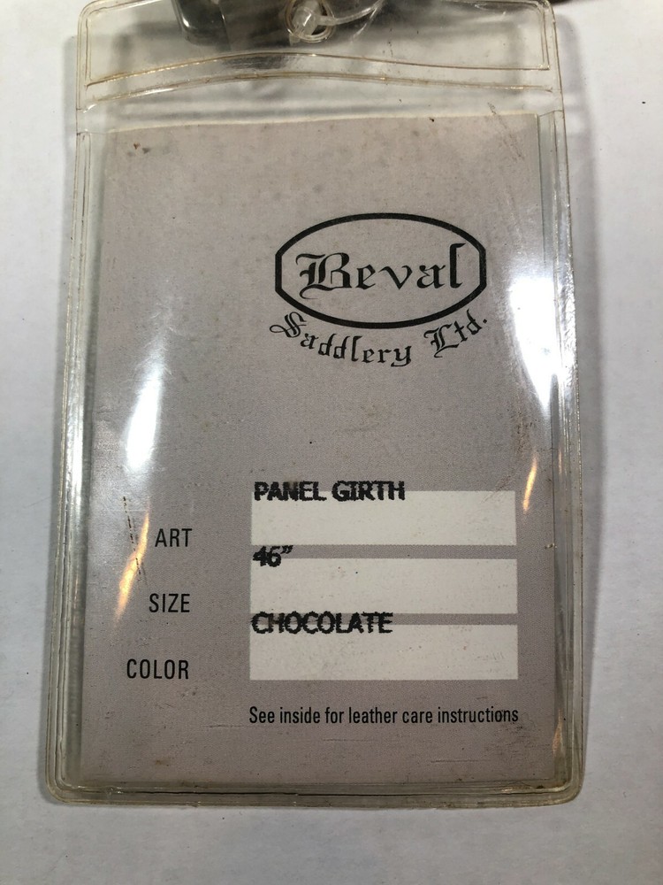 46 inch Panel Girth from Beval - Chocolate Color - Triple Elastic Ends