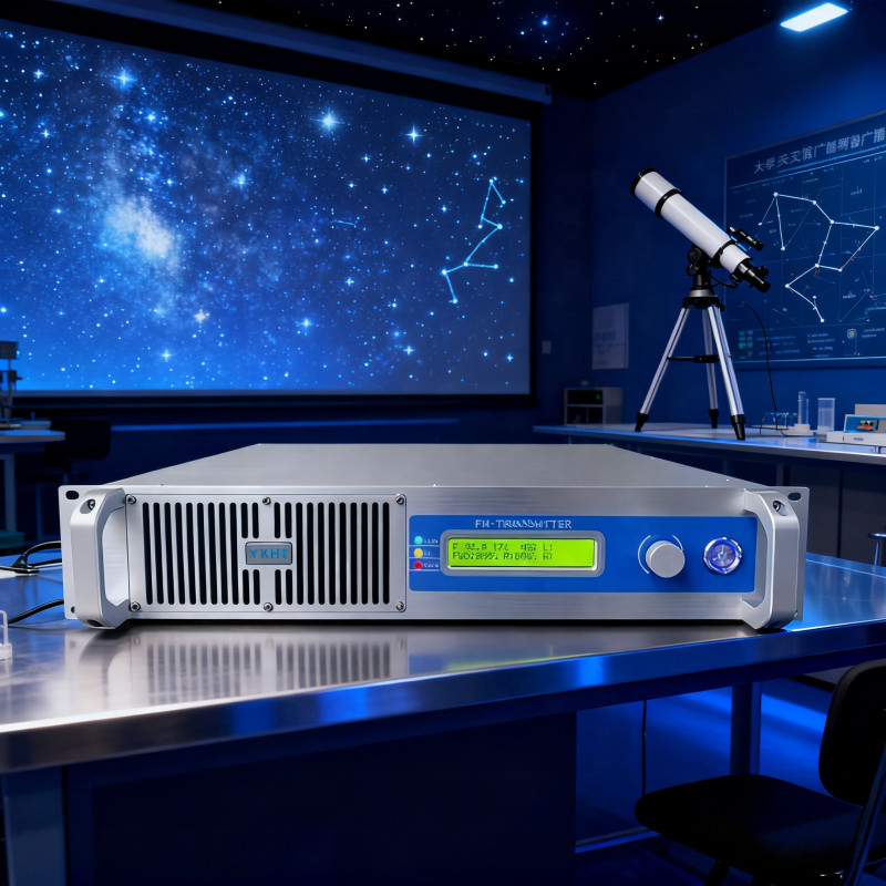 1000W FM Transmitter Wide Voltage 100-240V - Energy-Efficient, for Campus/Radio