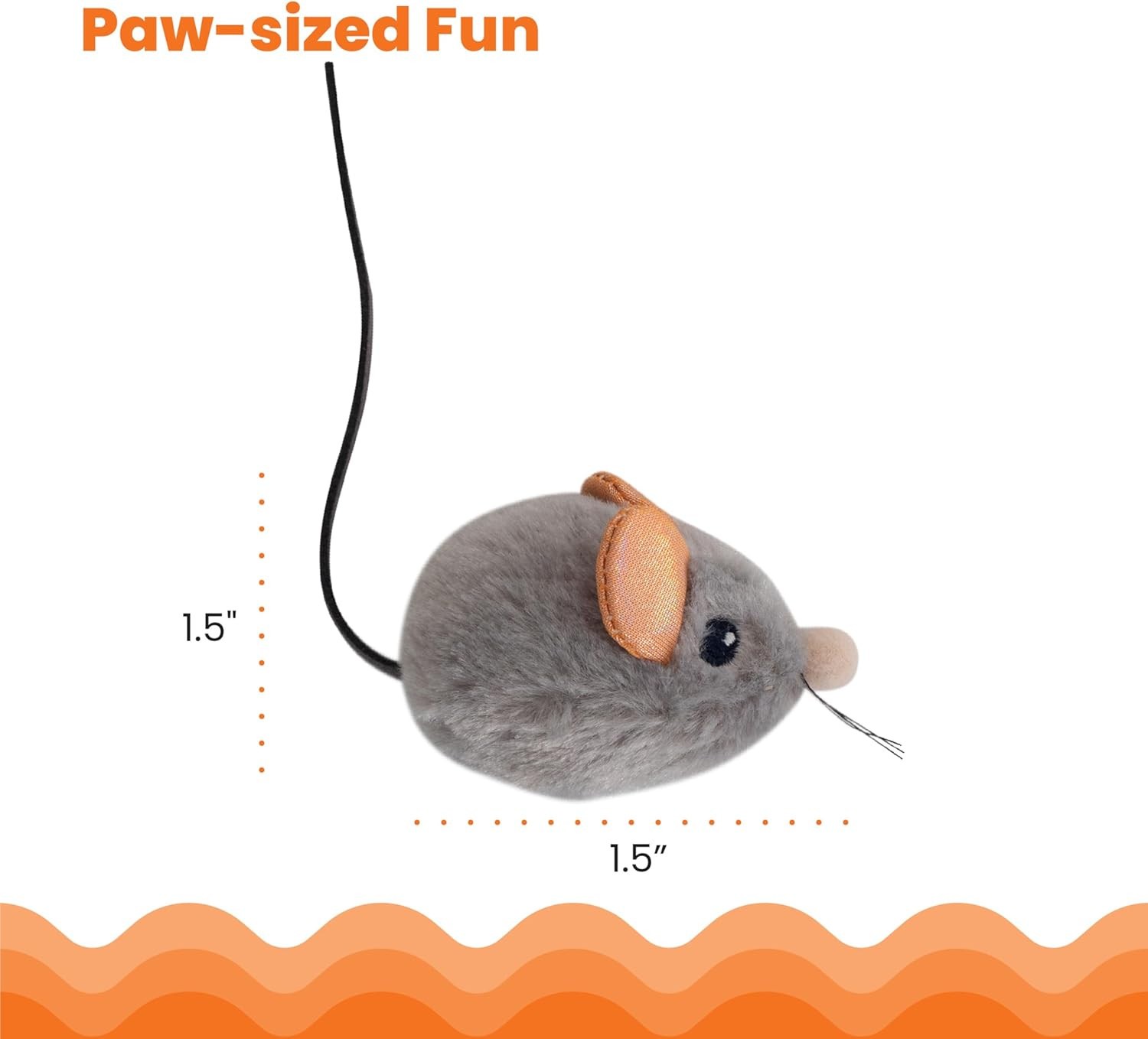 Squeak Squeak Mouse: Realistic Sound Cat Toy with Catnip Boost